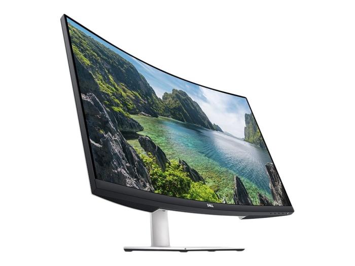 32’’ Dell S3221QSA (VA zakrzywiony, 3840x2160, 300, 4ms, 60Hz) (2xHDMI, DP 1.2, 2xUSB 3.0, MiniJack) głośniki, biały [210-BFVU]