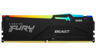 DDR5 8GB 6000 MHz Kingston Fury Beast Black RGB EXPO CL30 30-36-36 1.4V [KF560C30BBEA-8]