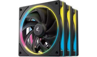 DeepCool FL12 Black (120 mm) 3-pack [R-FL12-BKAPN3-G]