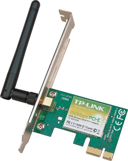 TP-Link Wireless 802.11n PCI-E Card 150Mbps [TL-WN781ND]