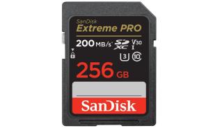 Secure Digital 256GB Sandisk SDXC Extreme Pro V30 UHS-I U3 (200/140MB/s) [SDSDXXD-256G-GN4IN]