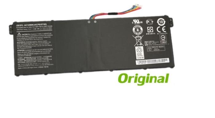 Oryginalna bateria Acer Aspire R5-571T R5-571TG S14 CB3-511 Swift 3 3S F314-51 R 11 R3-131T S14 15.2V, 3220mAh, 48Wh [AC14B3K, KT.0040G.004] [4ICP5, 57, 80 Long cable, 4IN95, 60, 80 Short cable]