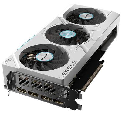 GeForce PCI-E RTX4070 Super Gigabyte 12GB GDDR6X Eagle OC Ice [GV-N407SEAGLEOC ICE-12GD] (1xHDMI 2.1, 3xDP 1.4a) (192-bit, PCI-E 4.0)