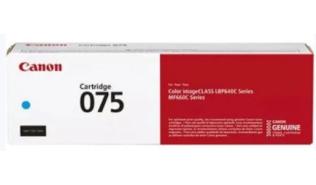 CRG-075 Cyan (6364C002) oryginalny toner Canon, 1300 str. (Canon i-SENSYS MF664Cdw, LBP647Cdw, LBP646Cdw, MF667Cdw)