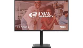 (32) 31.5 AOC Q32E4U ( IPS, 2560x1440, 350, 4ms, 100Hz) (2xHDMI 1.4, 1xDP 1.4, 4xUSB-A 3.2, 1xUSB-B 3.2 1xAudio)głośnik (2x3W), pivot, czarny
