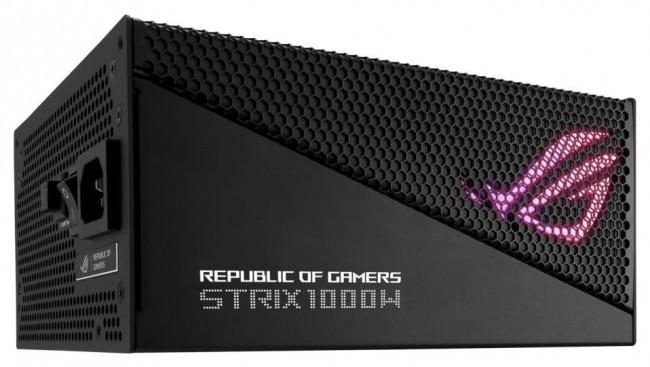 Asus ROG STRIX Aura (1200W) (1x135mm) Modularny 80+Gold (CPU 2x4+4) (PCI-E 1x12+4, 4x8) (4xMolex, 5xSATA) [ROG-STRIX-1200G-AURA-GAMING]