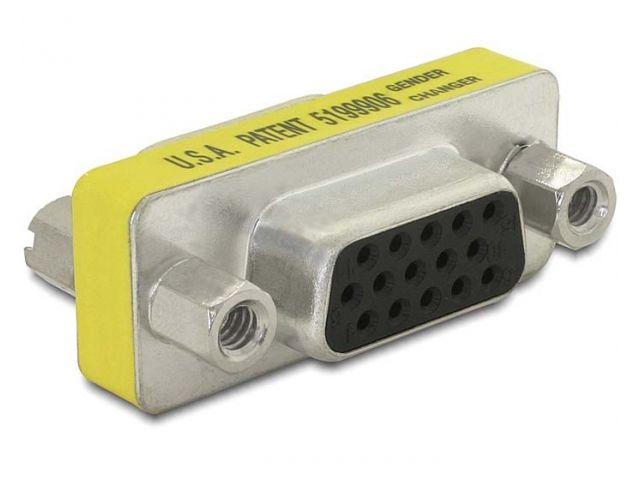 Delock adapter VGA (15F) / VGA (15F) [65001]