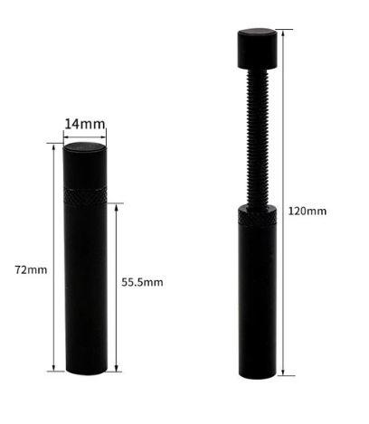 Uchwyt, bracket podpora magnetyczna karty graficznej PCI-E (wys. 7.2-12cm) [ZN0455]