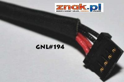 Gniazdo zasilania GNL194 z kablem do wtyczki 6.5x4.4mm do notebooków Sony VPC-EA M970, VPCEB, PCG 71211M [015-0101-1513-A]