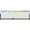 DDR5 16GB 6000 MHz Kingston Fury Beast White RGB XMP 3.0 CL30 30-36-36 1.4V [KF560C30BWA-16]