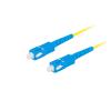 Lanberg patchcord światłowód SM SC/UPC-SC/UPC SIMPLEX 3mm LSZH G657A1 żółty (2m) [FO-SUSU-SS11-0020-YE]