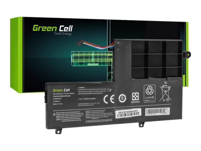 Green Cell bateria L13M4P02 do Lenovo Y50 Y50-70 Y70 Y70-70 [LE113]