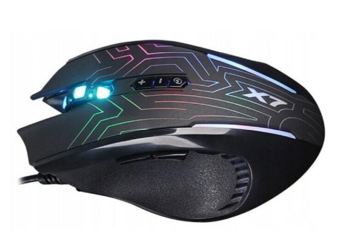 A4Tech Xgame X87 Maze USB 2400dpi (podświetlana) (optyczna, 1, 7)