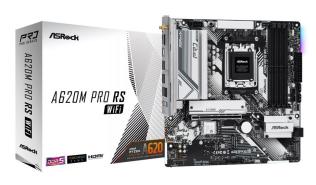 Asrock A620M Pro RS WiFi (AMD A620) [AM5, 4xDDR5 do 7200MHz, (HDMI 2.1, DP 1.4) (3xM.2, 1xPCIe 4.0 x16), WiFi 6E, BT 5.2, micro ATX]