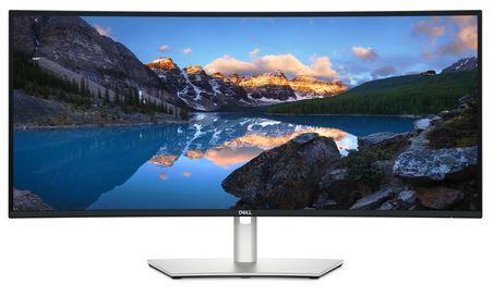 34’’ Dell UltraSharp U3425WE (IPS LED, 3440x1440, 300, 8/5ms, 100% sRGB, 100Hz) (HDMI 2.1, DP 1.4, RJ-45, 5xUSB-A 3.2, USB-C 3.2, USB-C 3.2 PD 15W, 2xThunderbolt 4.0) głośniki (2x5W), srebrny [210-BMDW]