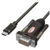 Unitek Y-1105K kabel (adapter) USB-C / RS-232 DB9M (1.5m)