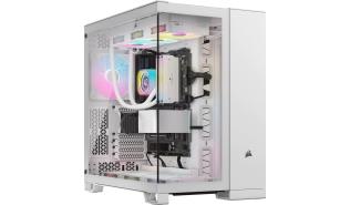 Corsair iCUE LINK 6500X RGB White (szkło hartowane)(4x120mm RGB) (1x USB 3.2 Gen 2 Type-C, 4x USB 3.0, 1x Jack audio) (3x2.5, 4x3.5/2.5) [CC-9011270-WW]