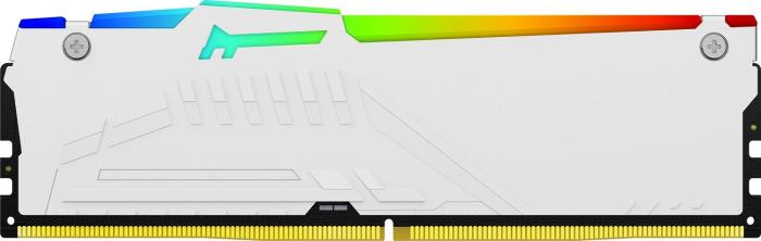 DDR5 64GB (2x32GB) 6000 MHz Kingston Fury Beast White RGB EXPO CL30 30-36-36 1.4V [KF560C30BWEAK2-64]