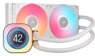 Corsair iCUE LINK TITAN 240 RX LCD RGB White (2x120 mm) [CW-9061025-WW]
