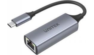 Unitek U1323A (karta sieciowa GigabitEthernet 1Gbit na USB-C, PD 100W)