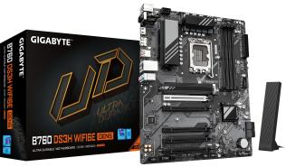 Gigabyte B760 DS3H WIFI6E GEN5 (Intel B760) [S1700, 4xDDR5 do 7600MHz, (HDMI 2.1, DP 1.2) (2xM.2, 1xPCIe 5.0 x16, 4xPCIe 3.0 x16 (x1), WiFi 6E, BT 5.3, ATX]