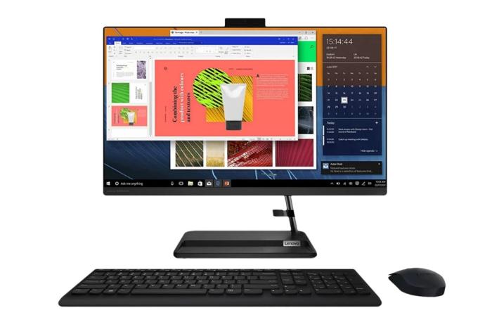 Komputer All-in-One LENOVO IdeaCentre 3-24IAP7 [F0GH017APB] 8-Core i5-12450H/24 1920x1080 matowa/16GB DDR4/512GB SSD/UHD/brak systemu (czarny)