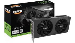 GeForce RTX5060 Inno3D 8GB GDDR7 Twin X2 [N50602-08D7-195071N] (1xHDMI 2.1b, 3xDP 2.1b) (128-bit, PCIe 5.0)