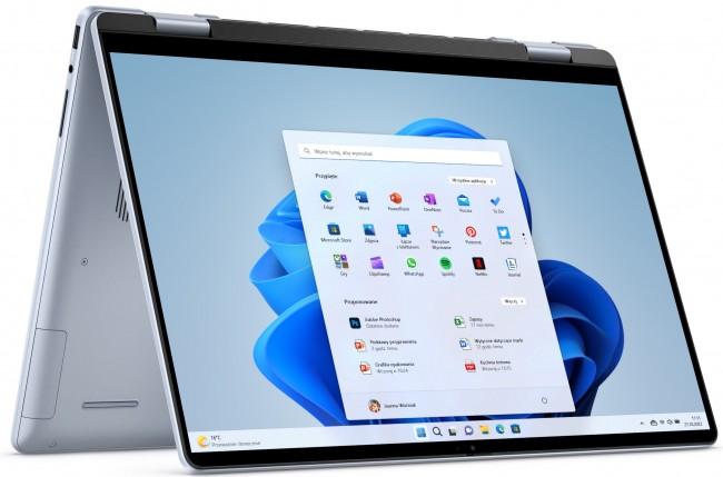 DELL Inspiron 16 7640 2w1 [7640-5359] 10-Core Intel Ultra 5 125U/16 1920x1200 błyszcząca, dotykowy / 16GB LPDDR5x / 512GB / Intel Arc / pk / 2.18kg / Win11Pro (niebieski)