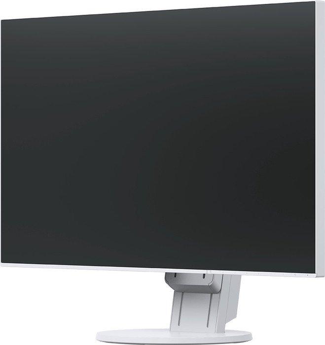 24’’ Eizo FlexScan EV2451-WT (IPS LED, 1920x1080, 250, 5ms, 60Hz) (VGA, DVI, HDMI 1.4, DP) pivot, głośniki, biały