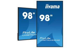 (98) 97.5 Iiyama LH9875UHS-B1AG (IPS LED, 3840x2160, 450, 6.5ms, 60Hz)(3xHDMI, 4xUSB 3.2, USB-C, VGA, 2xLAN, Audio, RS-232c) system Android OS, czarny matowy, głośniki, dotykowy