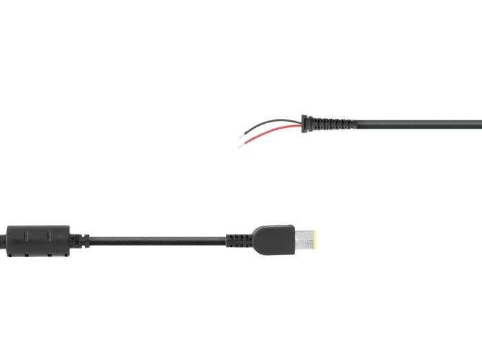 Wtyk z kablem do notebooków Lenovo Yoga (wtyk prostokątny) długość 150cm [DC-LEN20325Y 150cm]