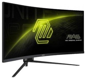 34’’ MSI MAG 345CQR (VA LED zakrzywiony 1000R, 3440x1440, 300, 1ms, 180Hz) (2xHDMI 2.0, DP 1.4, Audio) pivot, czarny