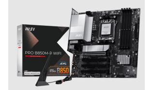 MSI PRO B850M-P WIFI (AMD B850) [AM5, 4xDDR5 do 8200MHz, (HDMI 2.1, DP 1.4) (3xM.2, 1xPCIe 5.0 x16, 3xPCIe 3.0 x16 (x1), WiFi 7, BT 5.4, micro ATX]
