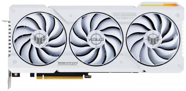 GeForce PCI-E RTX4070Ti Super Asus 16GB GDDR6X TUF Gaming OC White [TUF-RTX4070TIS-O16G-WHITE-GAMING] (2xHDMI 2.1a, 3xDP 1.4a) (256-bit, PCI-E 4.0)