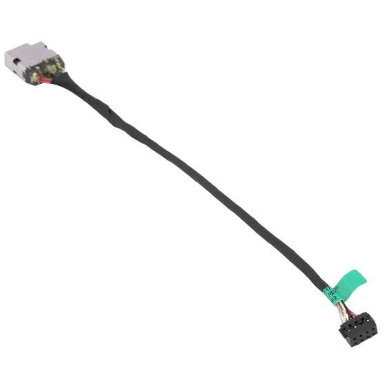 Gniazdo zasilania z kablem do wtyczki 4.5x3.0mm do notebooków HP Envy 15, 15-3001XX, 15-3033CL, 15-3040NR, 15-1100, 15-1200, 15-1050NR / TouchSmart 15 / 245 G3, 250 G3, 255 G3 / Pav 15 dł. 19cm