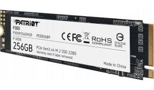 Patriot Viper P320 256GB SSD M.2 2280 PCIe Gen3x4 NVMe 1.3 (120TB TBW) (2200/1200 MB/s) [P320P256GM28]