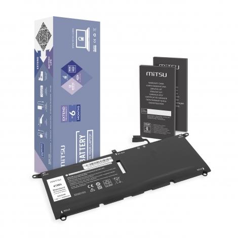 Mitsu bateria Dell XPS 13 9370 9380, Latitude 13 3301 7.4V/7.6V, 5500mAh (41Wh) 4 ogniwa [BC/DE-XPS13-9370]