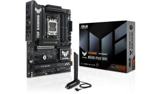 Asus TUF GAMING B650E-PLUS WIFI (AMD B650) [AM5, 4xDDR5 do 8000MHz, (HDMI 2.1, DP 1.4) (3xM.2, 1xPCIe 4.0 x16, 1xPCIe 4.0 x16 (x4), 2xPCIe 4.0 x1, WiFi 6E, BT 5.3, ATX]