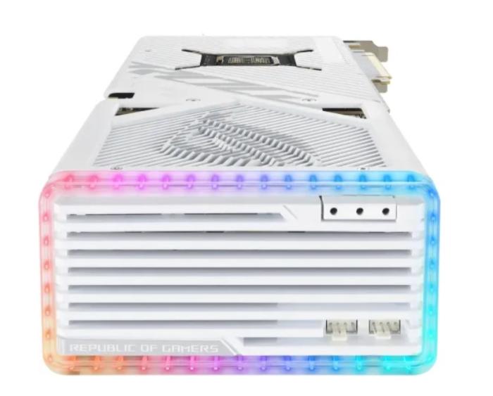 GeForce PCI-E RTX4080 Super Asus 16GB GDDR6X ROG Strix White [ROG-STRIX-RTX4080S-16G-WHITE] (2xHDMI 2.1, 3xDP 1.4a) (256-bit, PCI-E 4.0)