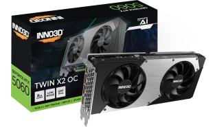 GeForce RTX5060 Inno3D 8GB GDDR7 Twin X2 OC [N50602-08D7X-195070N] (1xHDMI 2.1b, 3xDP 2.1b) (128-bit, PCIe 5.0)