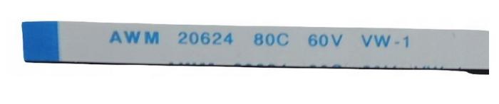 Taśma Flex do notebooka Asus R556 X553 X540 R540 F540 A540 X540S F540 8 pin, szerokość 4.5mm, długość 200mm  [80C 60V, 80C VW-1] [ZN0347]