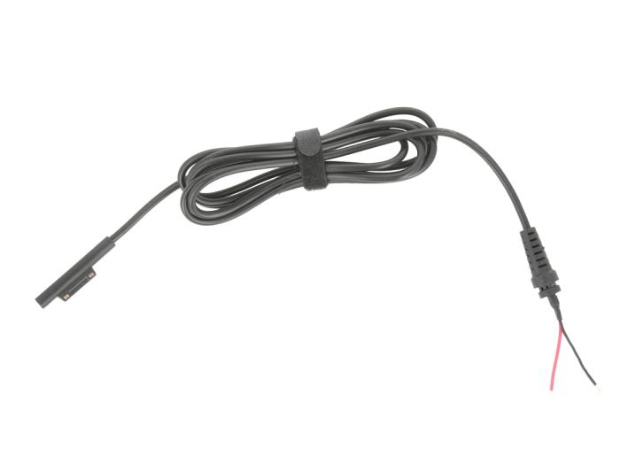 Wtyk z kablem do notebooków Microsoft Surface Pro 5, 6, 7, Book 2 (147 cm) [DC-T/MIC154]