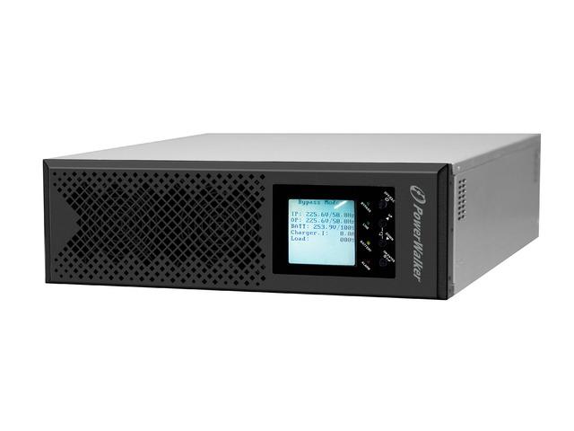 UPS RACK 19 POWERWALKER ON-LINE 3/3 FAZY 10 KVA CPH TERMINAL IN/OUT, USB/RS-232, EPO, LCD, BRAK AKU [VFI 10K CPH 3/3]