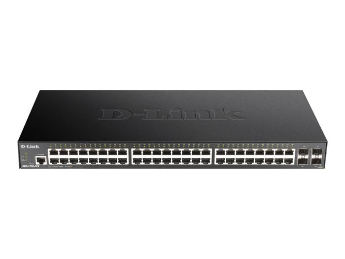 D-Link 52-Port Smart Managed Gigabit Switch 4x 10G dlink green 3.0 48x 10/100/1000Mbit/s TP RJ-45 Port 4x 10Gbit/s Fiber SFP+ [DGS-1250-52X/E]
