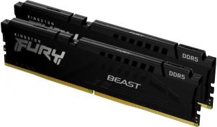 DDR5 16GB (2x8GB) 6000 MHz Kingston Fury Beast Black EXPO CL30 1.4V [KF560C30BBEK2-16]