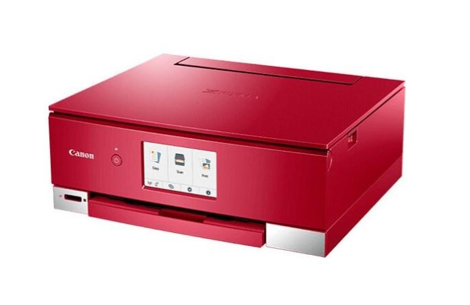 Canon Pixma TS8352A (czerwony) (drukarka, kopiarka, skaner) (USB 2.0, WiFi) automatyczny dupleks