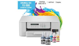 Brother DCP-T536DW A4 (biały) (drukarka, kopiarka, skaner) (tusze BTD100BK,C,M,Y) (USB 2.0, WiFi 5) (automatyczny dupleks A4, skanowanie jednostronne A4)