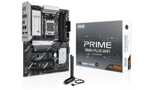 Asus PRIME B840-PLUS WIFI (AMD B840) [AM5, 4xDDR5 do 7600MHz, (HDMI 2.1, DP 1.4a) (3xM.2, 1xPCIe 4.0 x16, 1xPCIe 3.0 x16 (x4), 2xPCIe 3.0 x16 (x1), 1xPCIe 3.0 x1), WiFi 6E, BT 5.3, micro ATX]