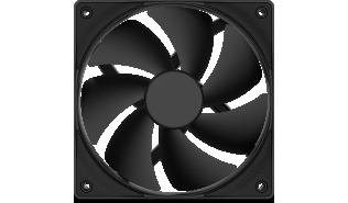 NZXT F120P V2 120mm (500-2000 rpm) PWM 4-pin (czarny) [RF-P12SF-B2]