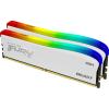 DDR4 32GB (2x16GB) 3600 MHz Kingston FURY Beast White RGB CL18 18-22-22 1.35V [KF436C18BWAK2/32]
